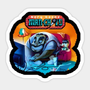 Man-Child cover art Sticker